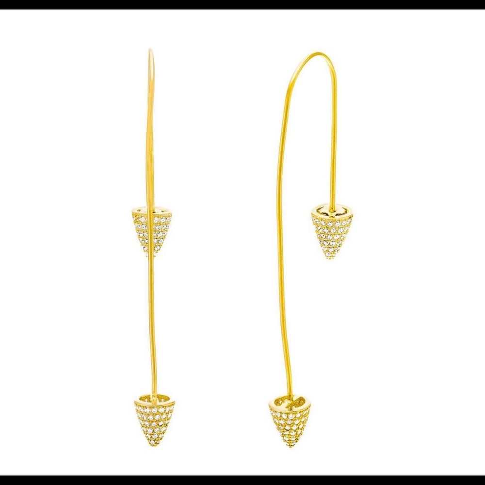 🌟 Earrings 925 sterling Silver in gold✨